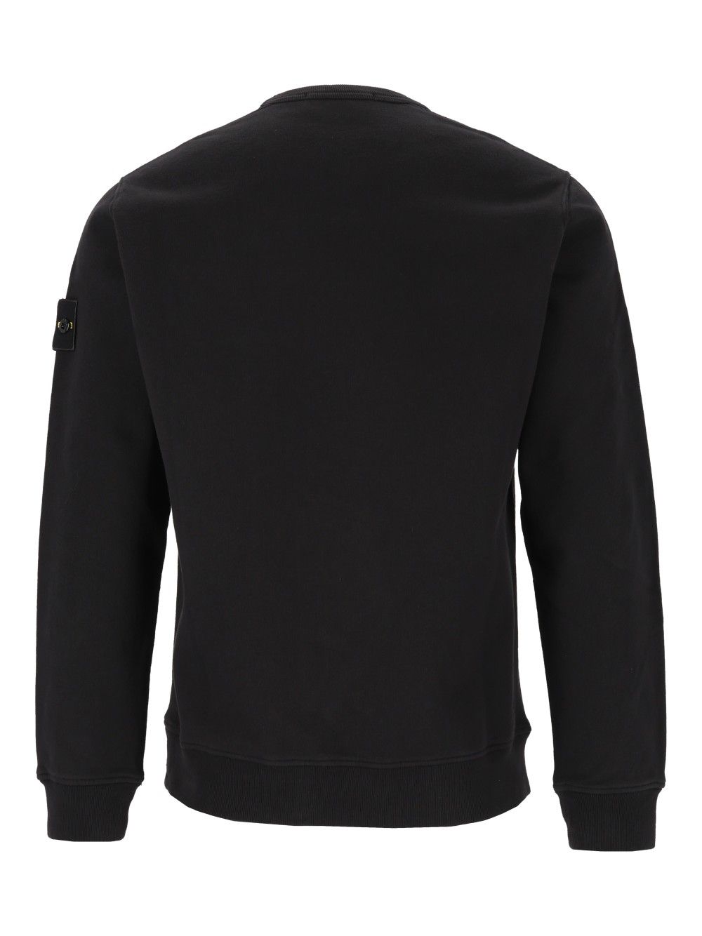 Stone Island Brushed Organic Cotton Fleece, Garment Dyed Sweatshirts - Black | 0c753c75874eb749d07e8a3122fe7c528719d9d2