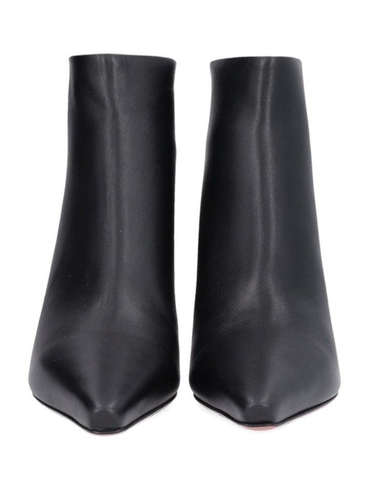 Paris Texas Rose Ankle Boot 60 Calf Leather Boots - Black | 0689d71a08da7c89b97e1b59b6d34e67731ec08e