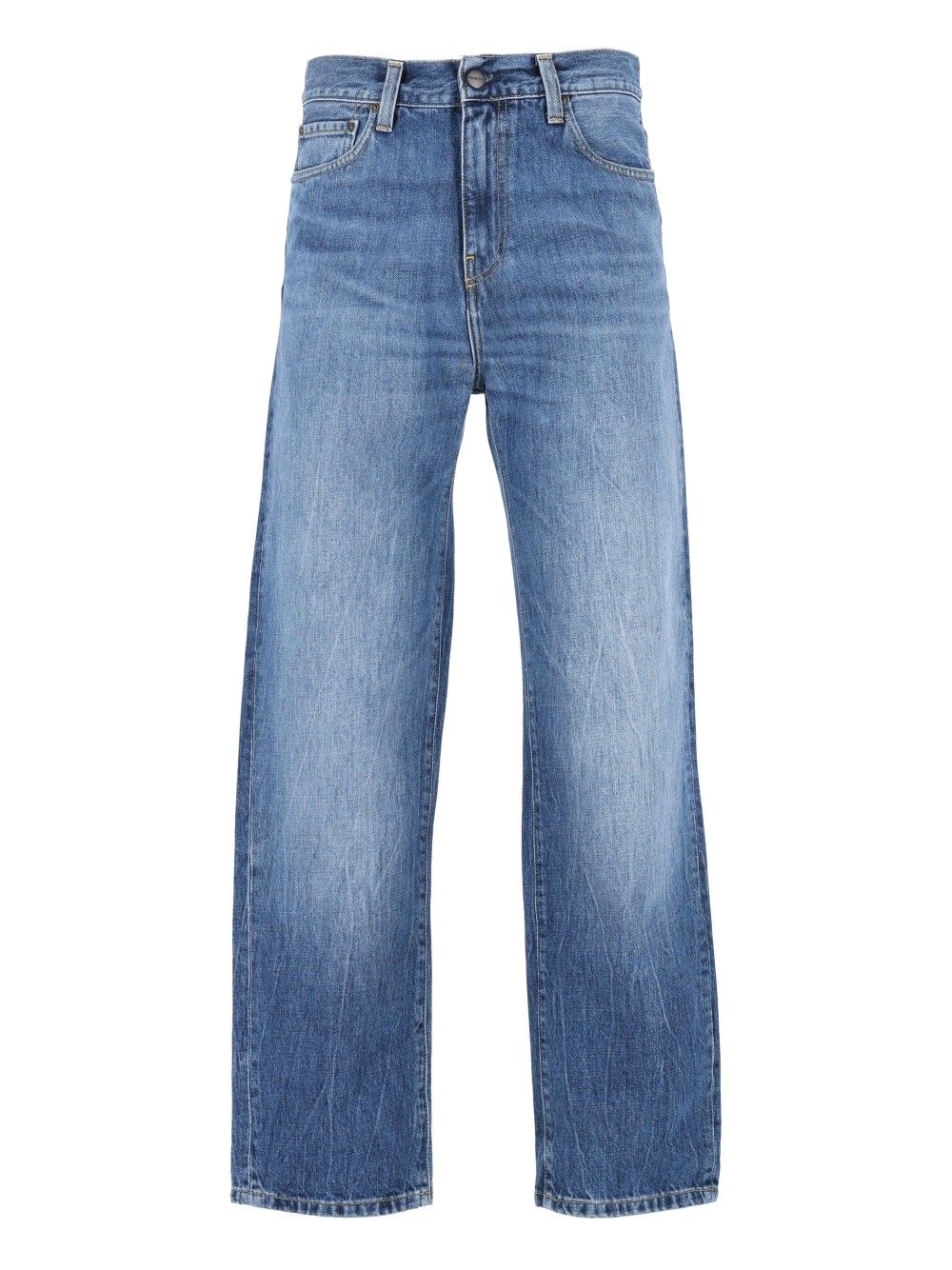 Carhartt Wip Aaron Jean Trousers - Blue | f4d2ae7b20aca29b7435376fca379dc7dd6ef337