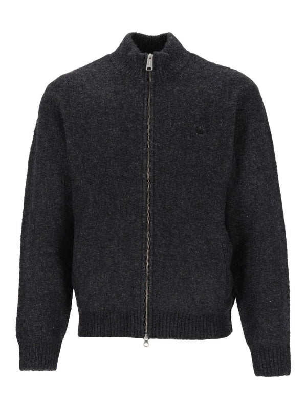 Curtis Sweater Jacket Knitwear Black