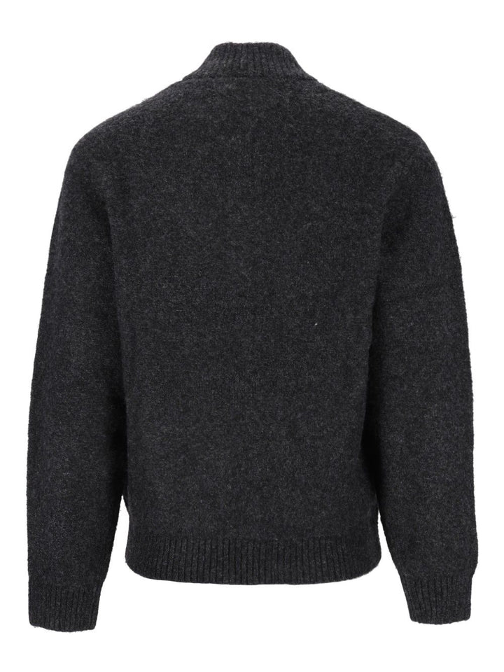 Carhartt Wip Curtis Sweater Jacket Knitwear - Black | 3f1a6cdfabeda60c89a4a34559f67e9583b4c453