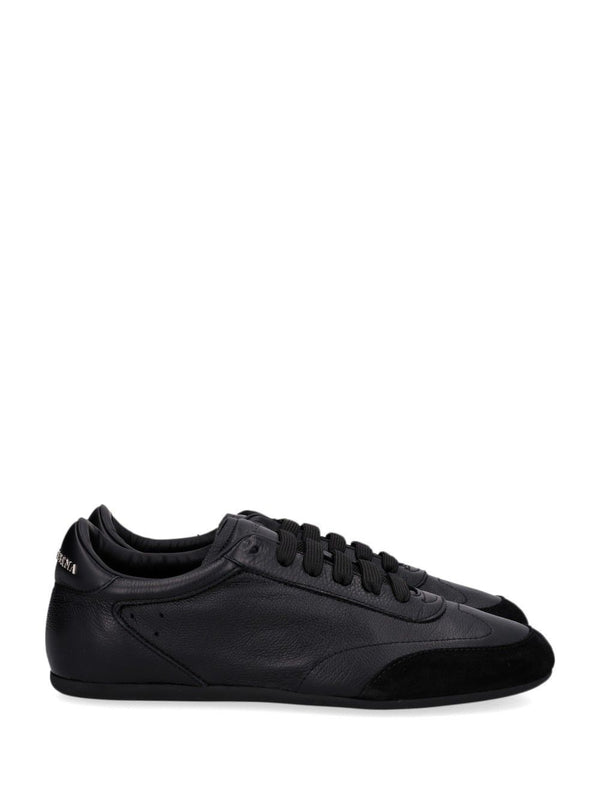 Suede & Leather Sneakers Black