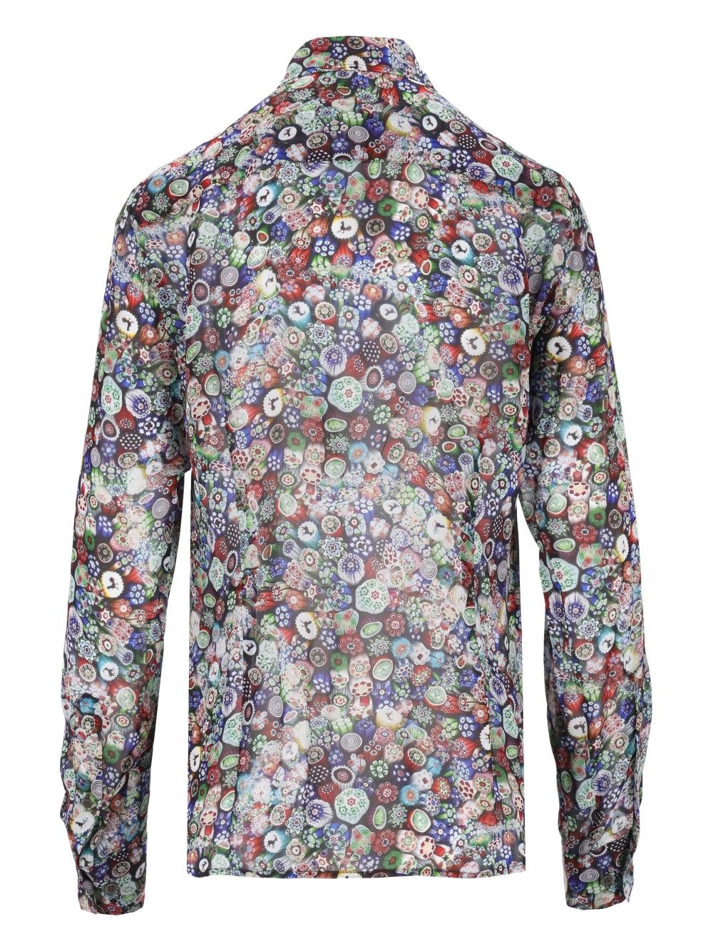 Dries Van Noten Chowy Printed Allover Glass Viscose Georgette Shirt With Embroidery Details Shirts - Multicolor | d15f424edb9d2a34c491753a40700ec053971fd3