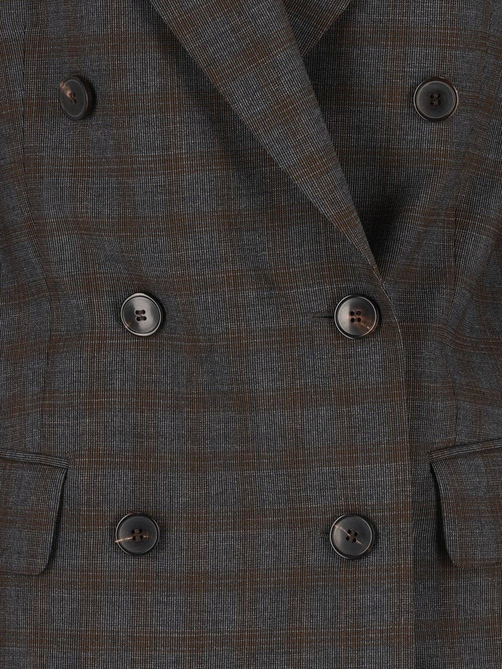 Dries Van Noten “Barrysta” Double-Breasted Blazer Jackets - Brown | 9d05a7137a3a0dc8c6659f9df4b019ce8ffdb69a
