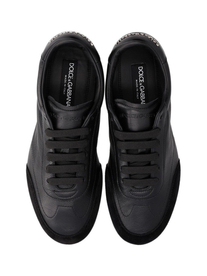 Dolce & Gabbana Suede & Leather Sneakers - Black | 7316857799610008ee36fb733866b1c7d2e0967b