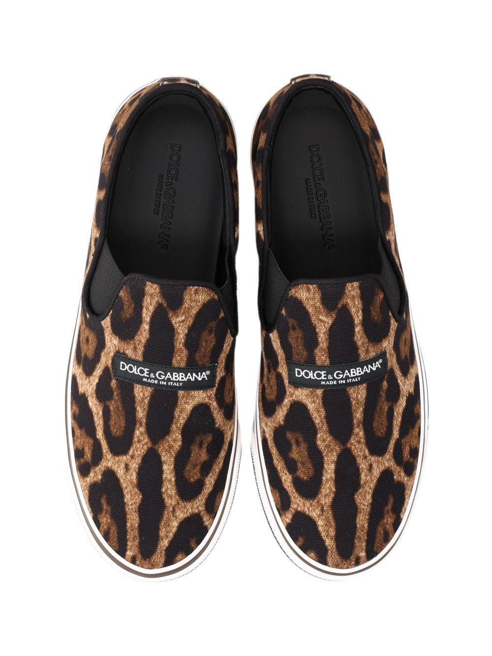 Dolce & Gabbana Canvas Vans Sneakers - Animalier | 0b9a673852becbcd24deb3af3b840f0c186778e3