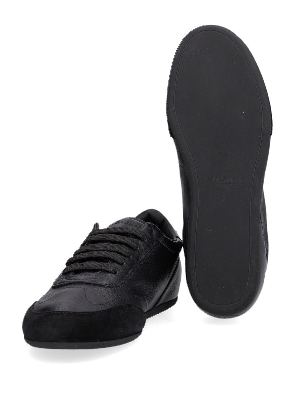 Dolce & Gabbana Suede & Leather Sneakers - Black | 18e4e91bdc97d6676ea1ec4129cc335dff49cae4