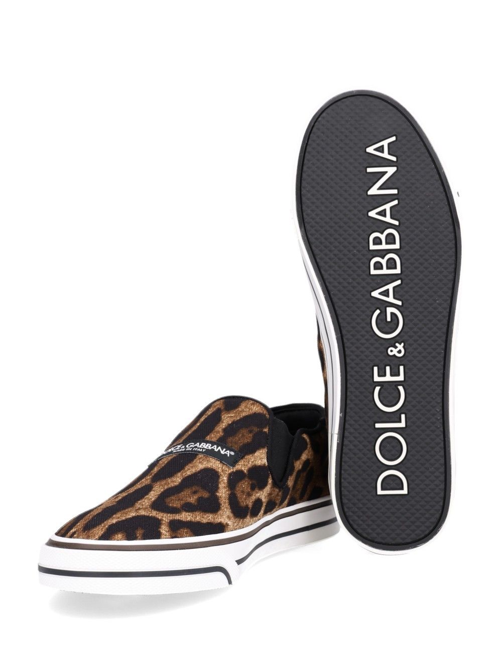 Dolce & Gabbana Canvas Vans Sneakers - Animalier | bdc4b0780d0b5a05e1c822f1aaad355533a7c435