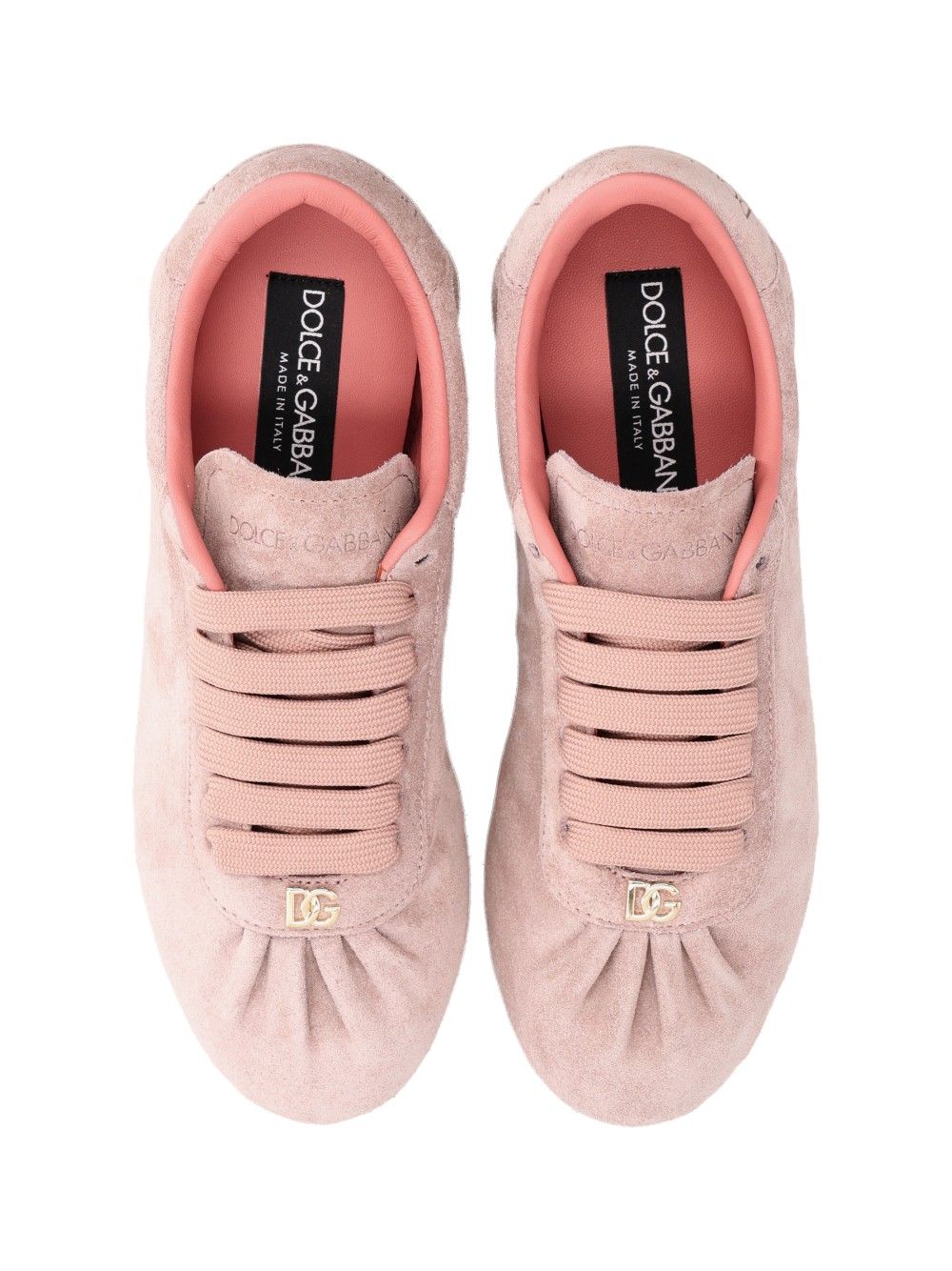 Dolce & Gabbana Slat  In Crosta Sneakers - Rose | 8b4d115b39cf6b34bcd48d3681ab40779ac6bd68