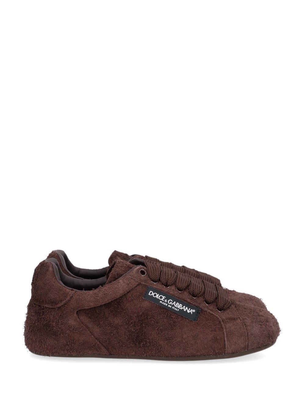 Dolce & Gabbana Suede & Leather Sneakers - Brown | f57fd23eaf2926d6ce50bdfa5844131264388ac2