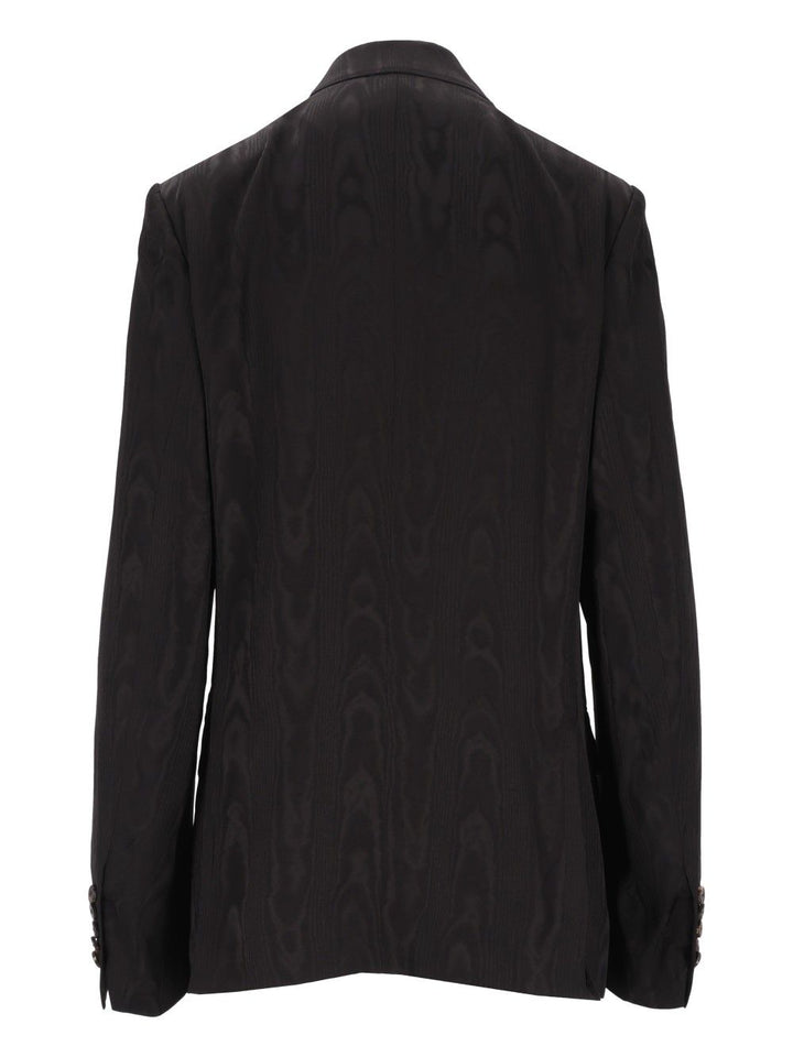 Dries Van Noten “Barrysta” Double-Breasted Blazer Jackets - Black | 31dabfd1577ed4fa603e4c10976d7b8166e88912