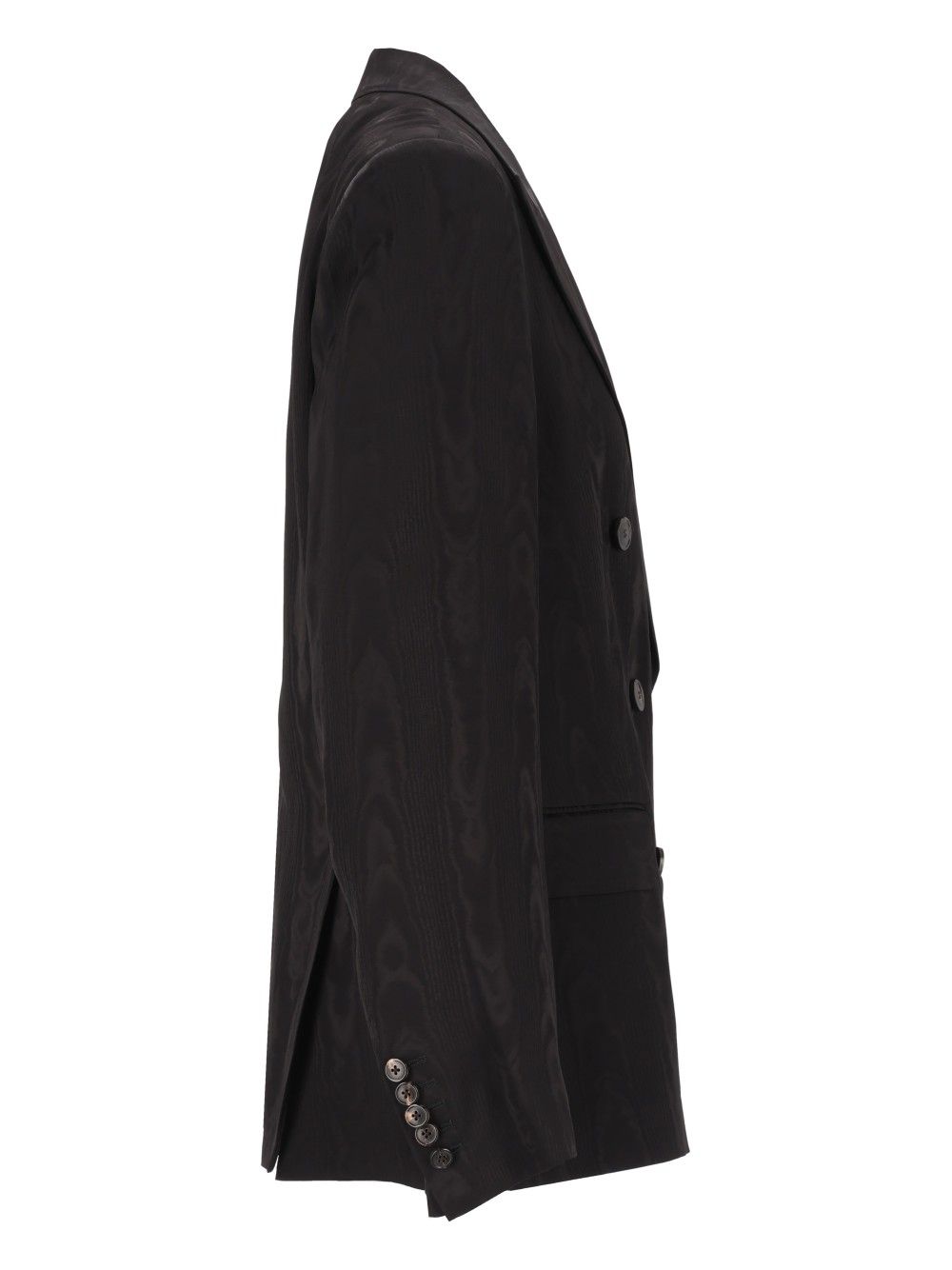 Dries Van Noten “Barrysta” Double-Breasted Blazer Jackets - Black | e2a7674c8c778e3ab4e36b9e7e0ffe9c2684cfc0