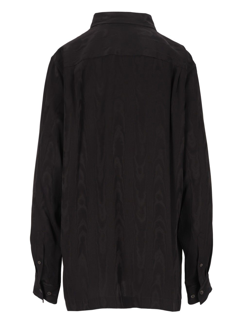 Dries Van Noten Cheers Moire Viscose Shirt Shirts - Black | d6b44ca38616be3f4571a9f812453ed5c5aa9e16