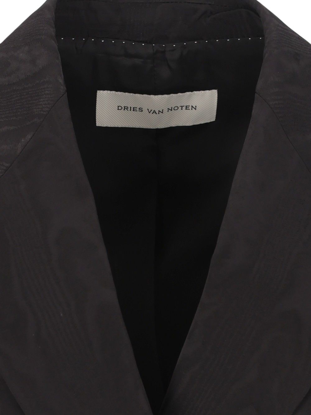 Dries Van Noten “Barrysta” Double-Breasted Blazer Jackets - Black | 23a205f872df4089063b2f9aaea477f625529103