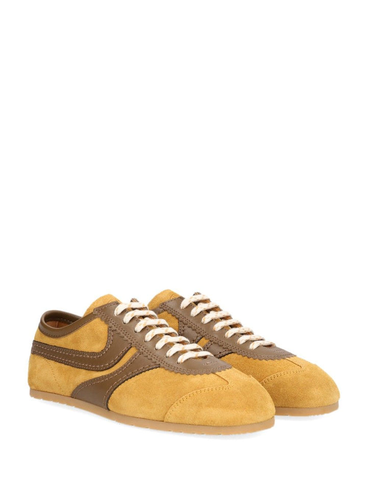 Dries Van Noten Suede Sneakers - Yellow | 75cb033ae519e13d7fd7bee2b55b9e5bdcac6148