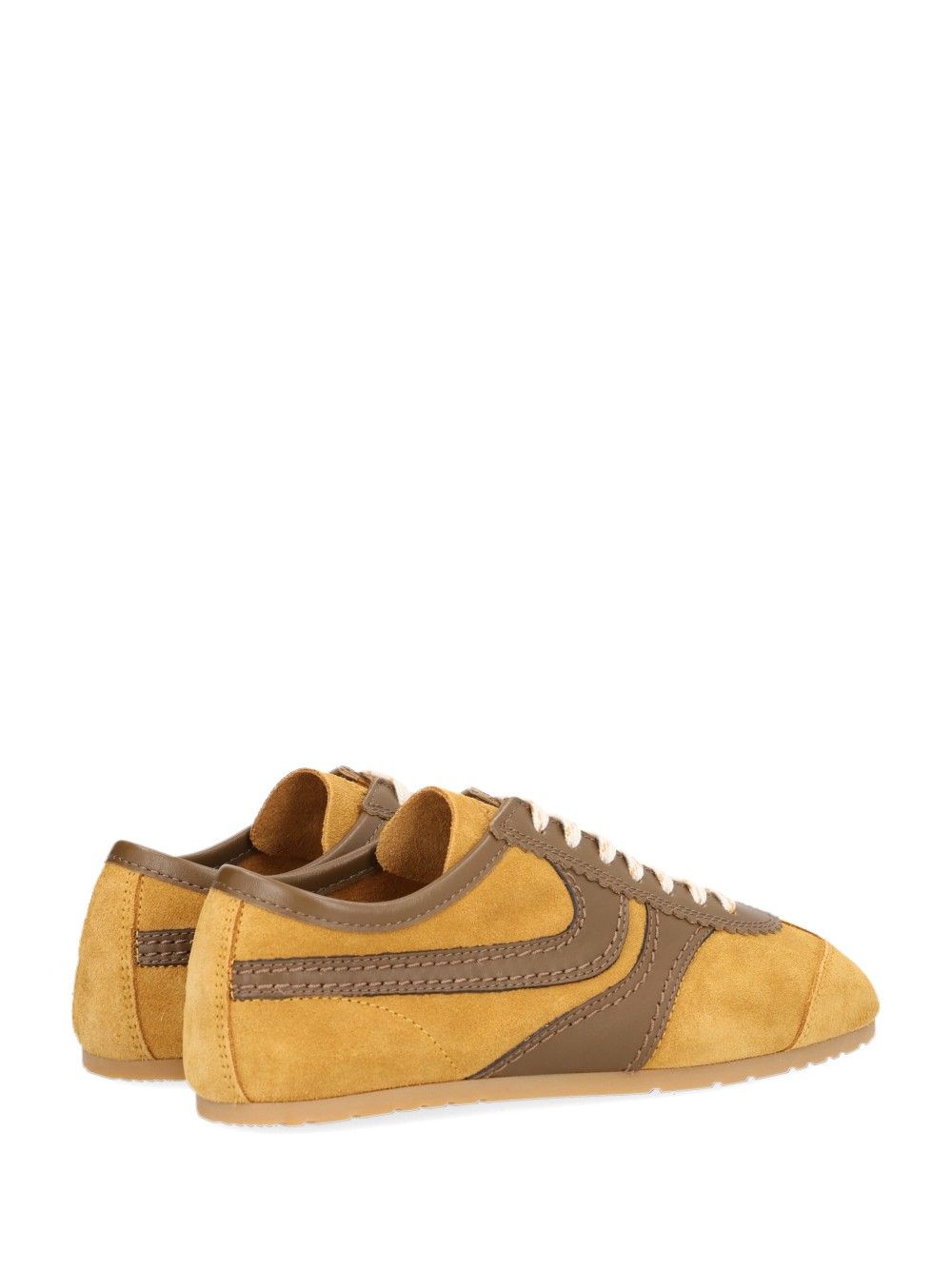 Dries Van Noten Suede Sneakers - Yellow | 7679e3a3375eb76dd88d7beeb91770e8e8319382