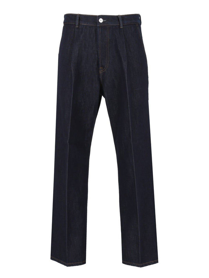 Nine In The Morning Rivet Front And Back Jeans - Blue | 5f36633a834c209ebb1f77e52f56015a96f02c52