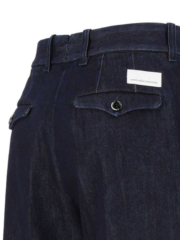 Nine In The Morning “Fiamma” Regular-Fit Chino Trousers Jeans - Blue | b88a5bcb2ccecaef4d08f44ffe5101bb65dfdb9a