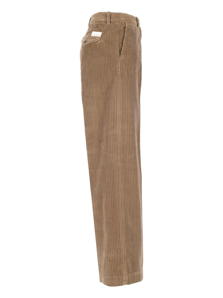 Nine In The Morning Fiamma Boy Pant Woman Corduroy Rocciatore Jeans - Beige | c047646a948f7c72e1450f598314533097fd36e1