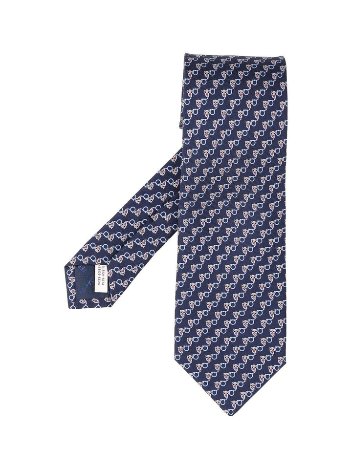 Ferragamo Gufo Ties And Bow Ties - Blue | b04e6275b0959cdccddb4069fb7ecf8eab0d59c0