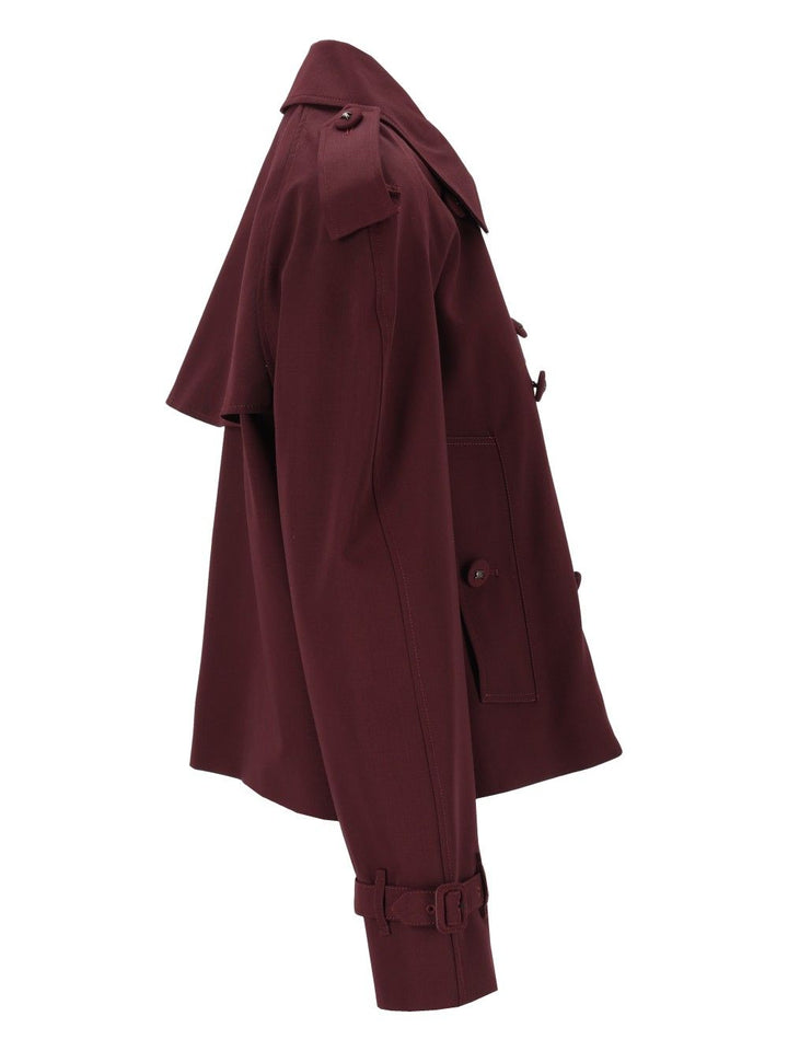 Burberry Mayfair Trench Jacket Jackets - Bordeaux | aceded29eb51548cd98306ac4b164d03e98e0a83