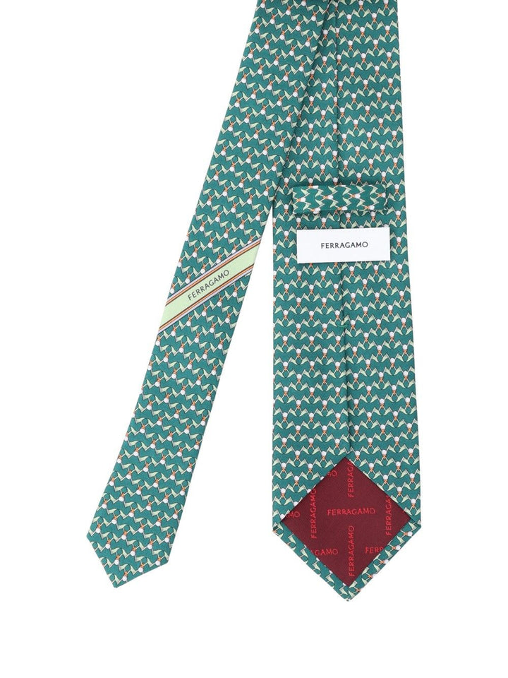 Ferragamo Club Ties And Bow Ties - Green | 6199c92aa9d40e771a27fea4e0a2e1ede6c13a5f