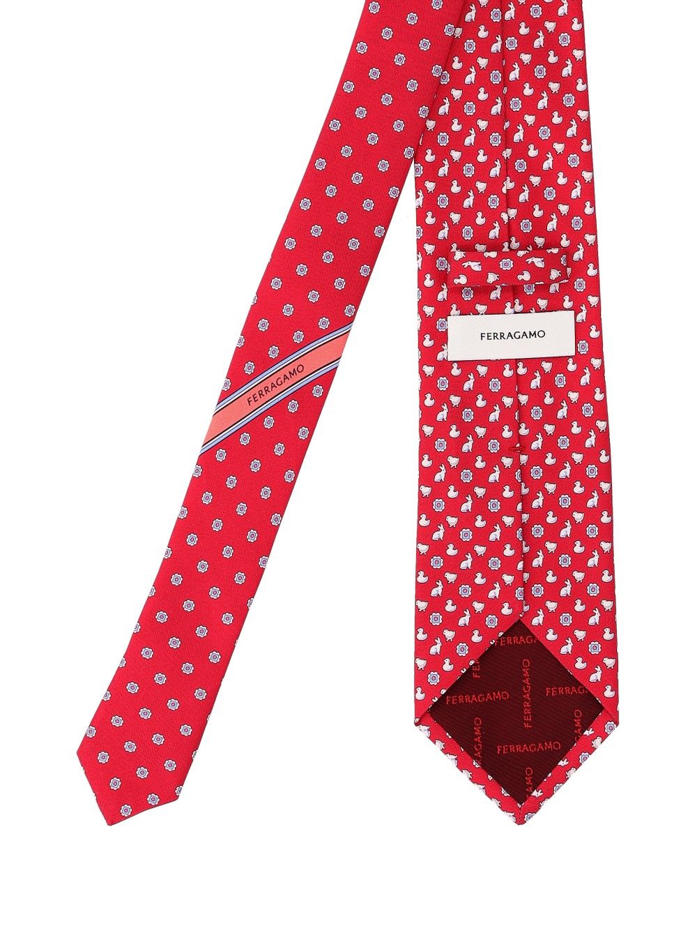 Ferragamo Charme Ties And Bow Ties - Red | 24080fda542c33d8c4ce0e9015b15960eb9ac19c