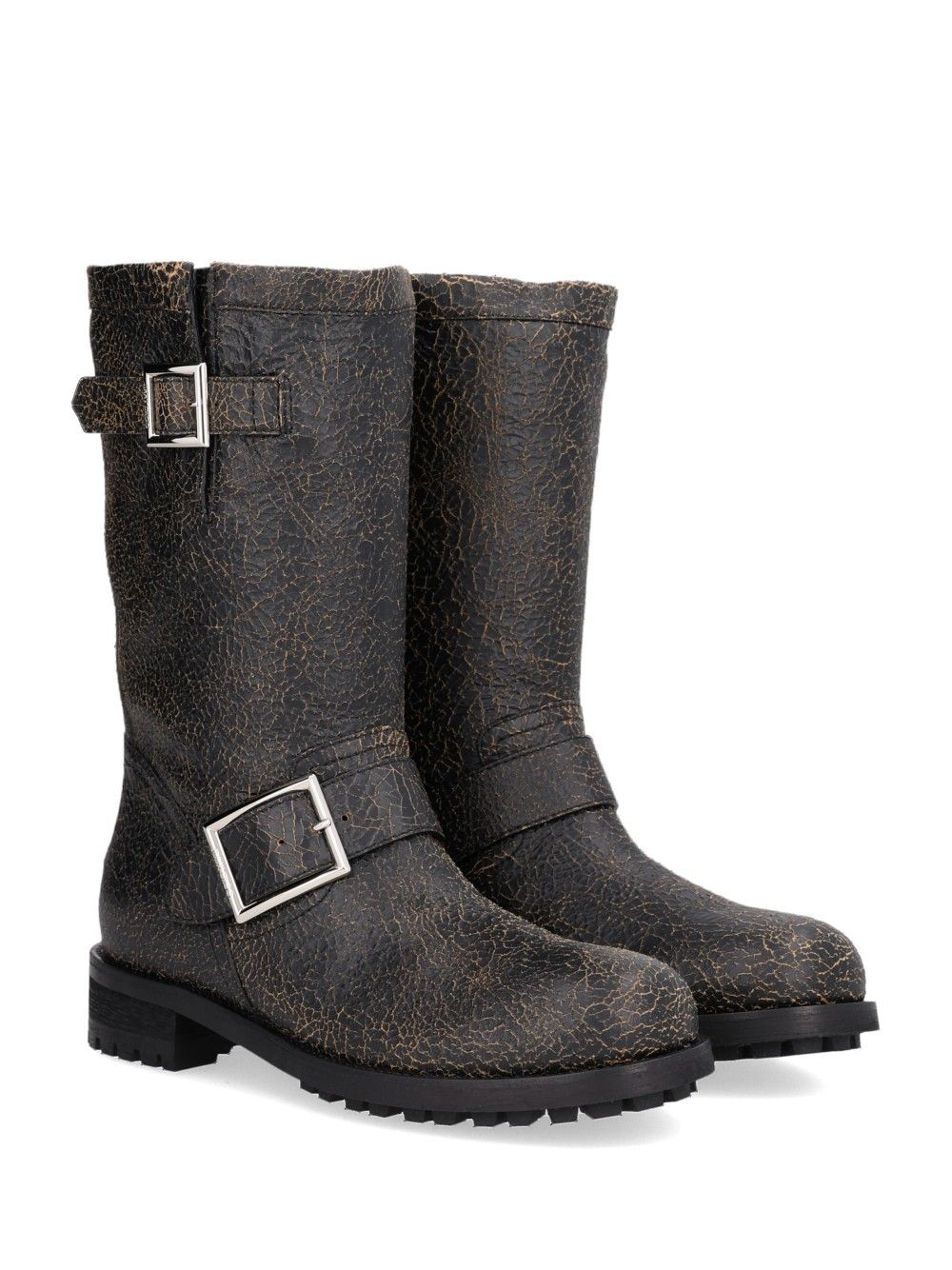 Jimmy Choo Biker Mid Boot Boots - Black | 95581cb0906e951bb1af72c96c9804190ff67f1c