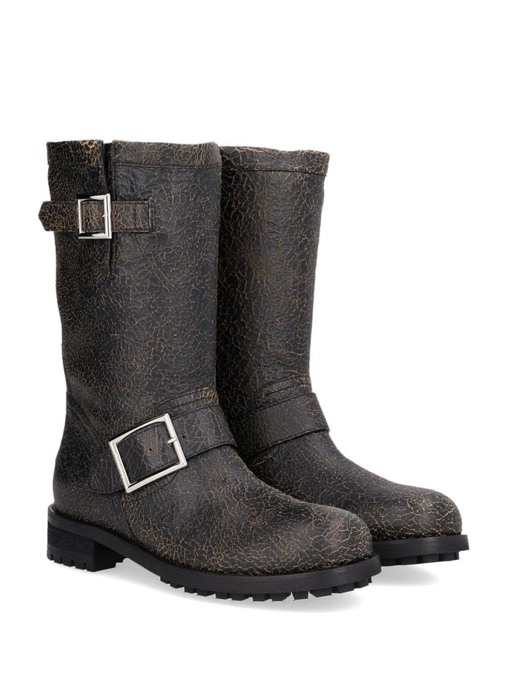 Jimmy Choo Biker Mid Boot Boots - Black | 95581cb0906e951bb1af72c96c9804190ff67f1c