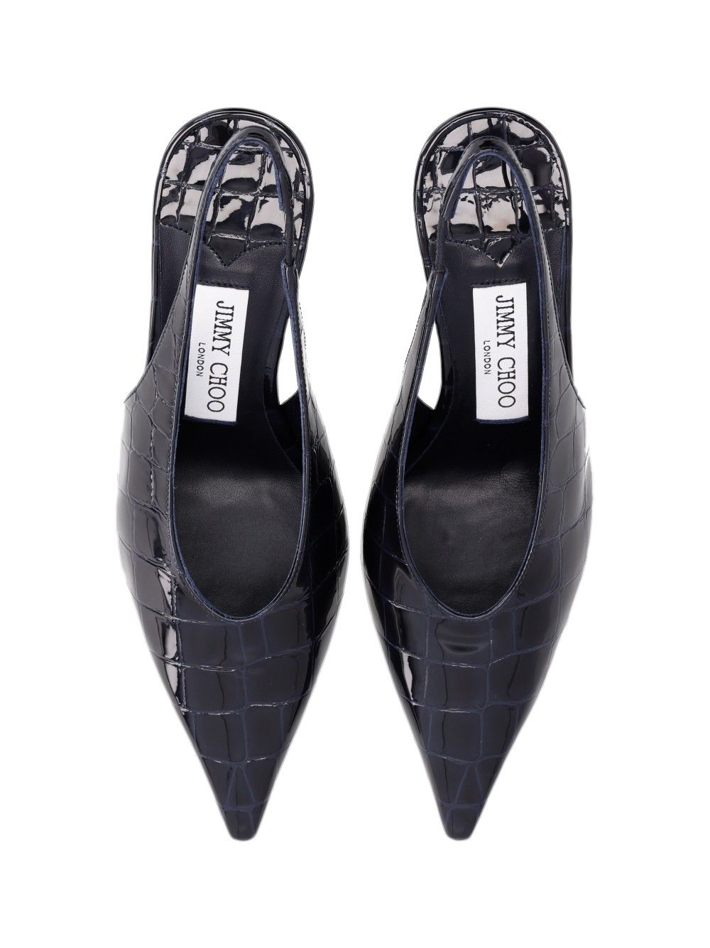 Jimmy Choo Isa 80 Slingback Pumps - Blue | 2df54df8c3f94b3e7206c30a742c309bfffaf492