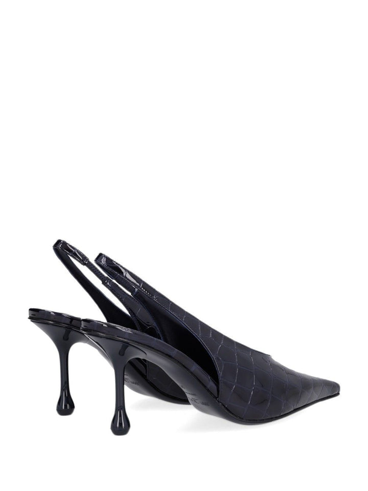 Jimmy Choo Isa 80 Slingback Pumps - Blue | 312324d0f919e81f3fd3325ff7840636cced066b