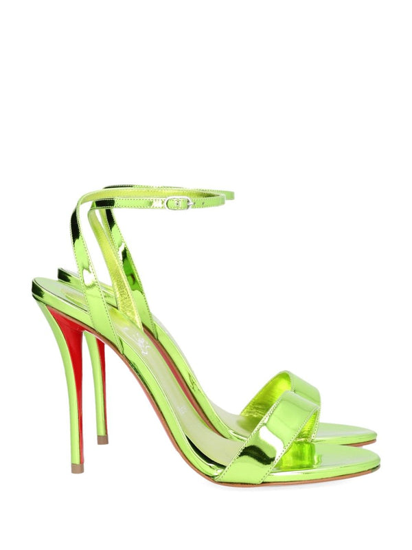 Miss Z Sandal 100 Specchio/Lining Sandals Green