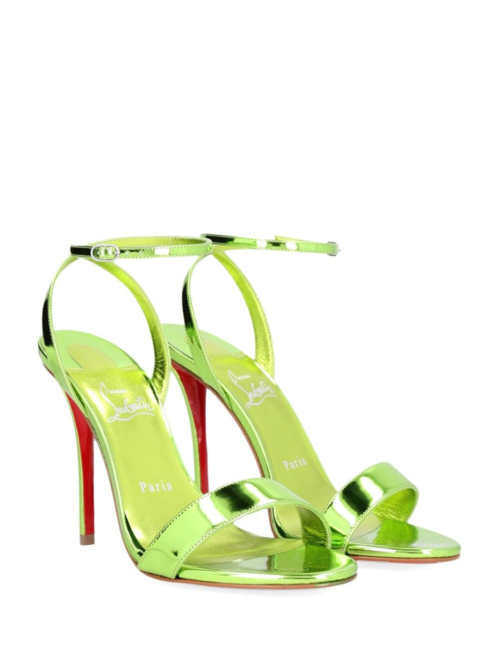 Christian Louboutin Miss Z Sandal 100 Specchio/Lining Sandals - Green | d77f37231039c7d2e0f2ec70d042d84adefce6b2