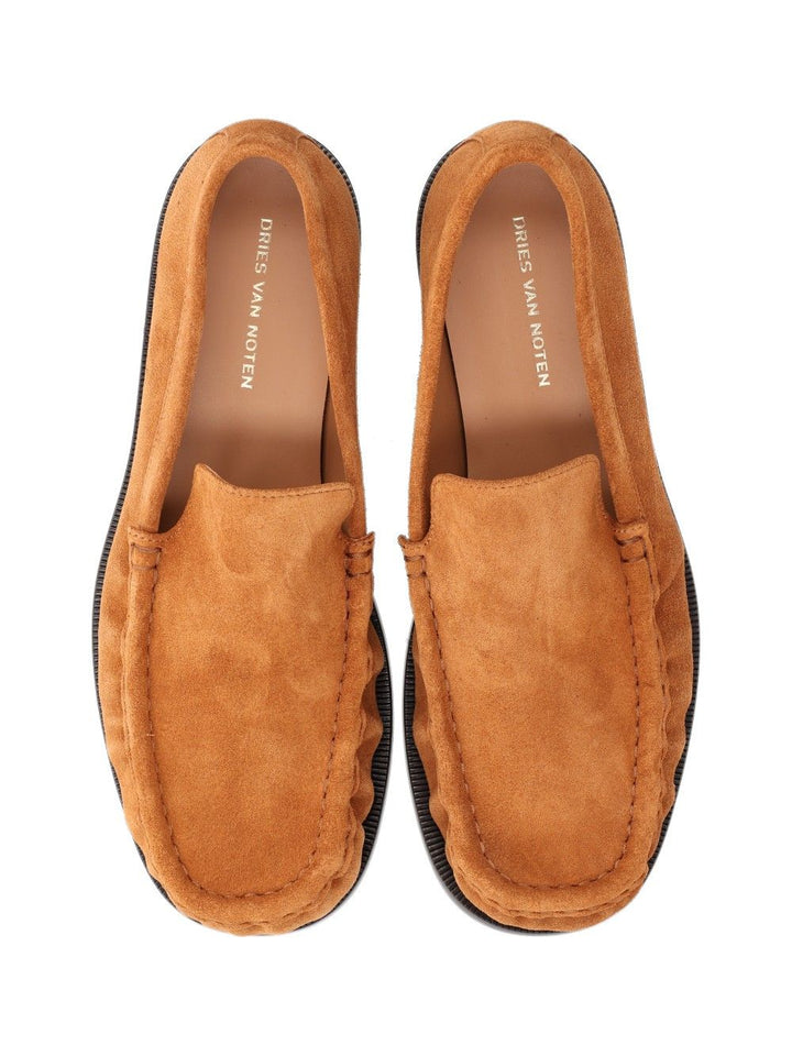 Dries Van Noten Slip-On Suede Loafers Scarpe basse - Brown | bb54fc0a3f7df64a3341981e82d0b3d4e4152078
