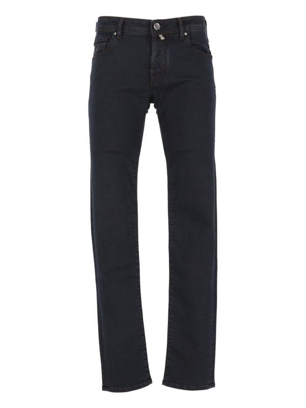 Pant 5 Pkt Super Slim Fit Nick 10 Oz Salpa Marrone 92 Cot 8 Elastan Jeans Blue
