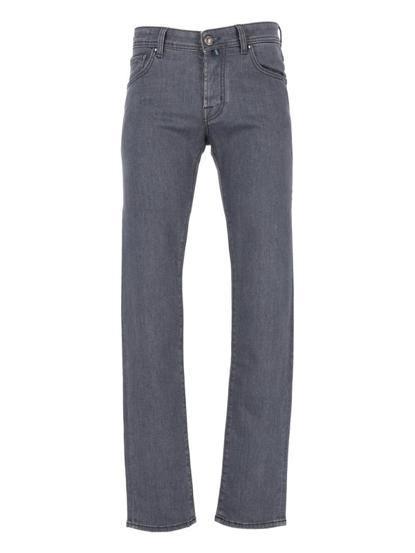 Pant 5 Pkt Super Slim Fit Nick 10,5 Oz Salpa Nera 92 Cot 8 Elastan Jeans Grey