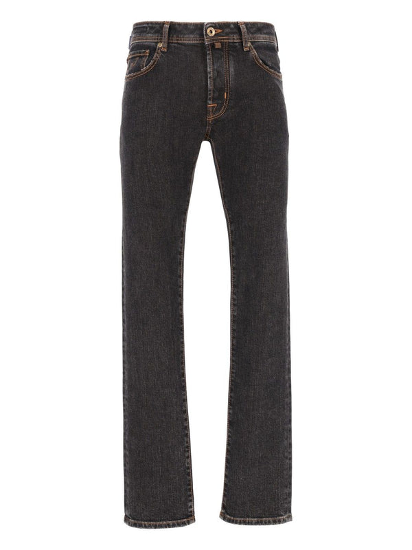 Pant 5 Pkt Slim Fit Bard 11 Oz Salpa Moro 99 Cot 1 Elastan Jeans Grey