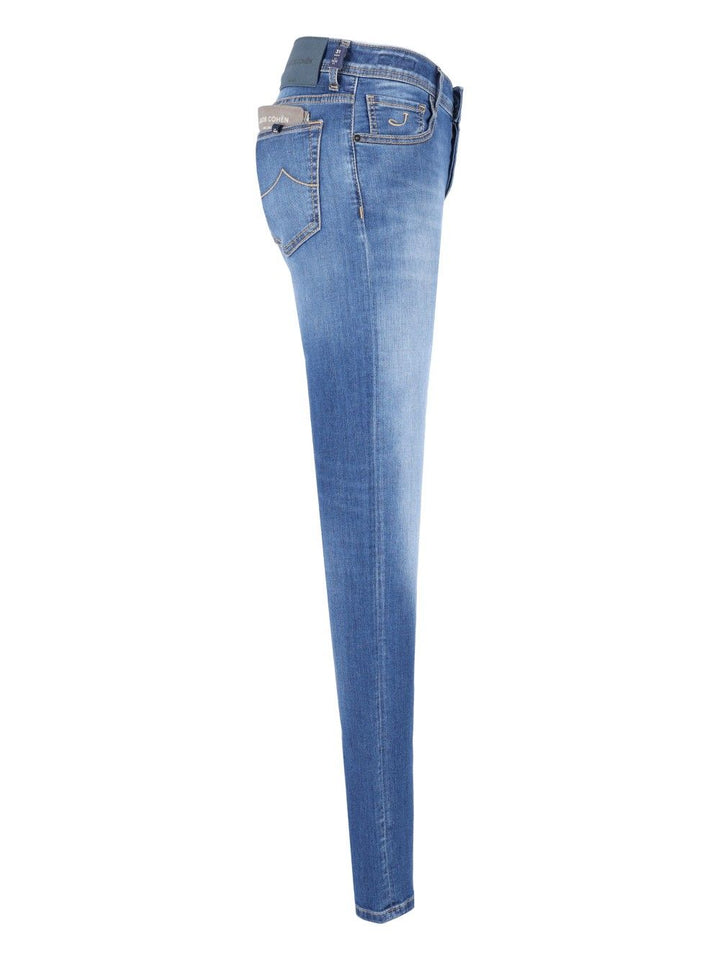 Jacob Cohen Pant 5 Pkt Super Slim Fit Nick  10 Oz Salpa Grigia 92 Cot 8 Elastan Jeans - Blue | fcf03ee36d42494234afe6bd31db232b4090b451