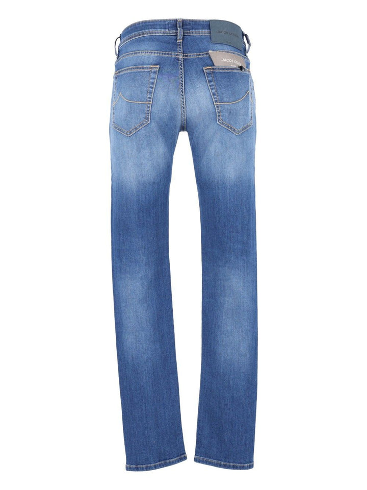 Jacob Cohen Pant 5 Pkt Super Slim Fit Nick  10 Oz Salpa Grigia 92 Cot 8 Elastan Jeans - Blue | 46fe8bccb2c31eb32d3db370ec0115930feffbd8