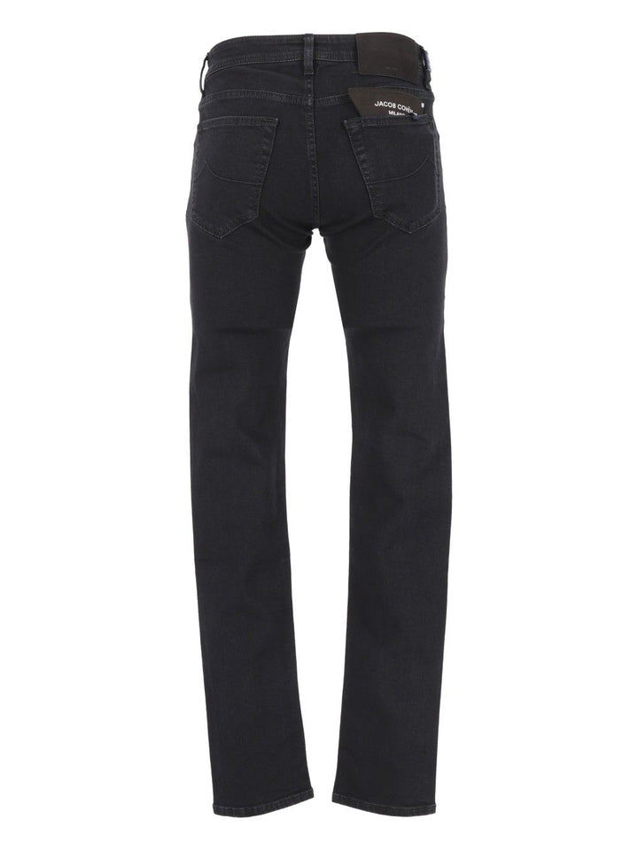 Jacob Cohen Nick Slim Super-Slim 5-Pocket  In Super Stretch Denim Jeans - Grey | 79cbe2282ea2e144560117c2286d720e98def34e