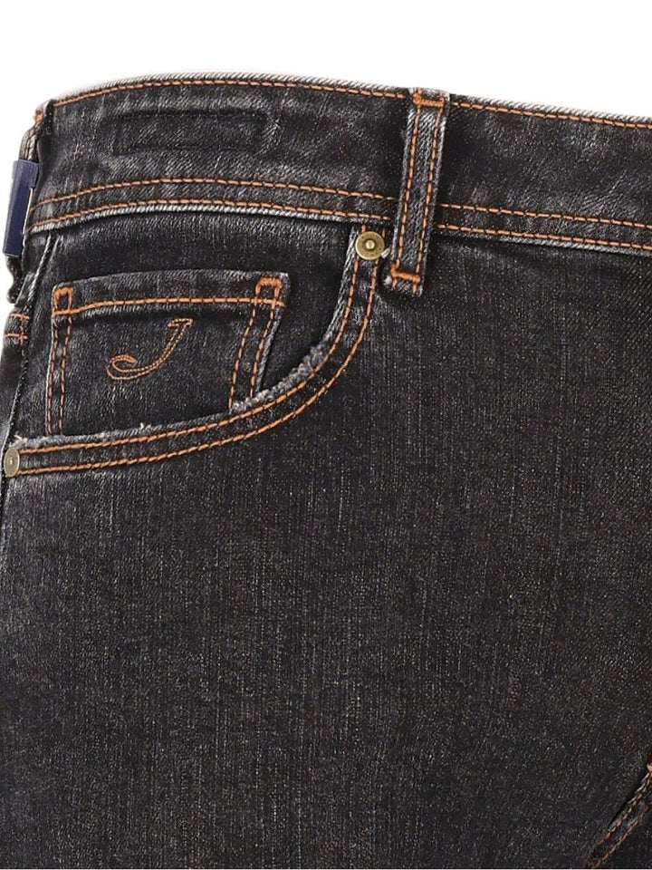 Jacob Cohen Pant 5 Pkt Slim Fit Bard  11 Oz Salpa Moro 99 Cot 1 Elastan Jeans - Grey | 4c0edbaf783e51f355754b6e29f0cffd349a502f