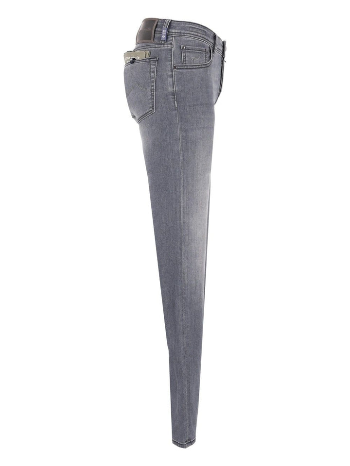 Jacob Cohen Super Slim Fit Nick Jeans - Grey | e2fe39202722a04425c532ed2f36fc1ad77acc19