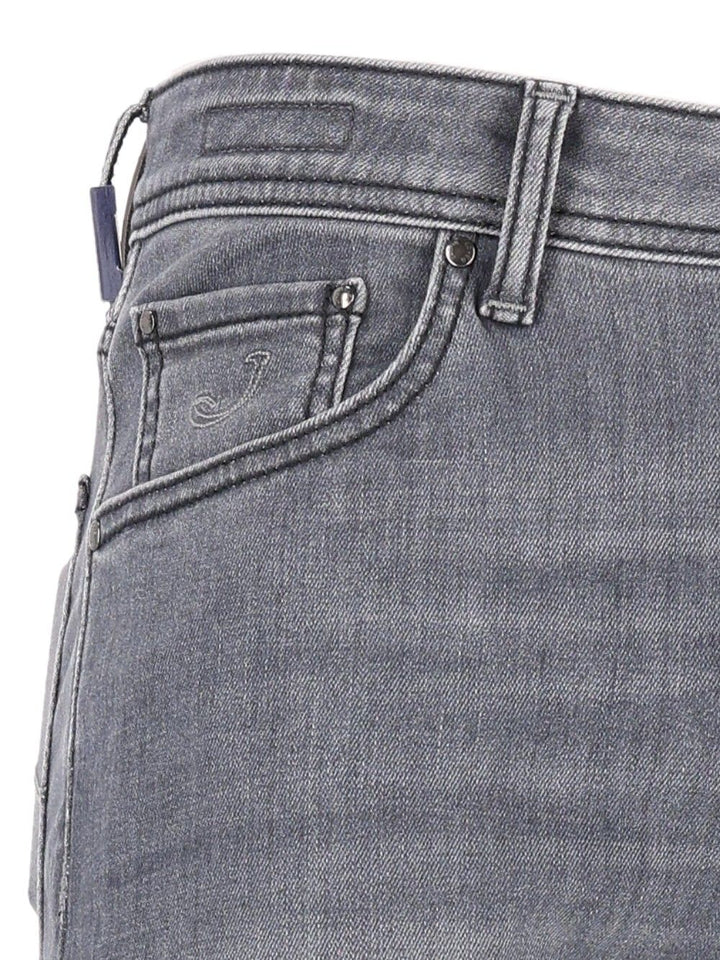 Jacob Cohen Super Slim Fit Nick Jeans - Grey | 5297d21e5d389e48585e629cadd27aabba2a1ba2