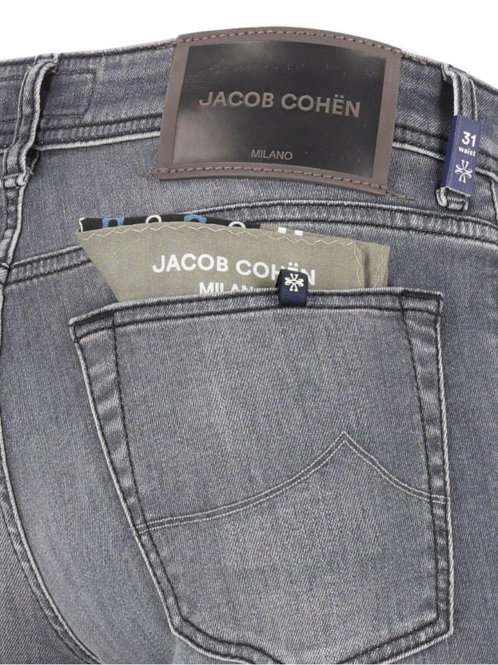Jacob Cohen Super Slim Fit Nick Jeans - Grey | 089cbeeea7c8350a6fd390375eb7d75783b217f8