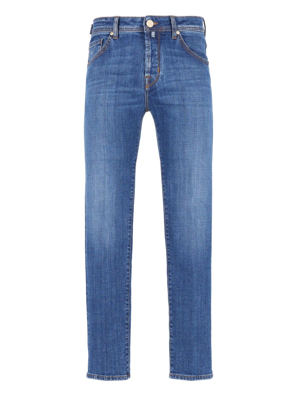 Jacob Cohen Pant5 Pkt Cropped Slim Fit Scott 13,5 Oz Salpa Blu 95 Cot 4 Elastan Jeans - Blue | 0149b02fb7f569c49aef04eea93057e92f244b2d