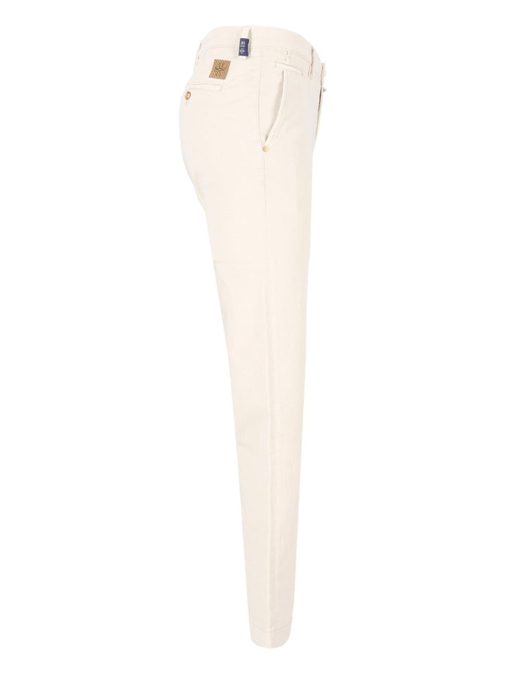 Jacob Cohen Pantalone Slim Fit Bobby 93 Cot 7 Elastan Trousers - White | 15ea4bc1345fbc26f59111c9fcc8e9a0fbddee26