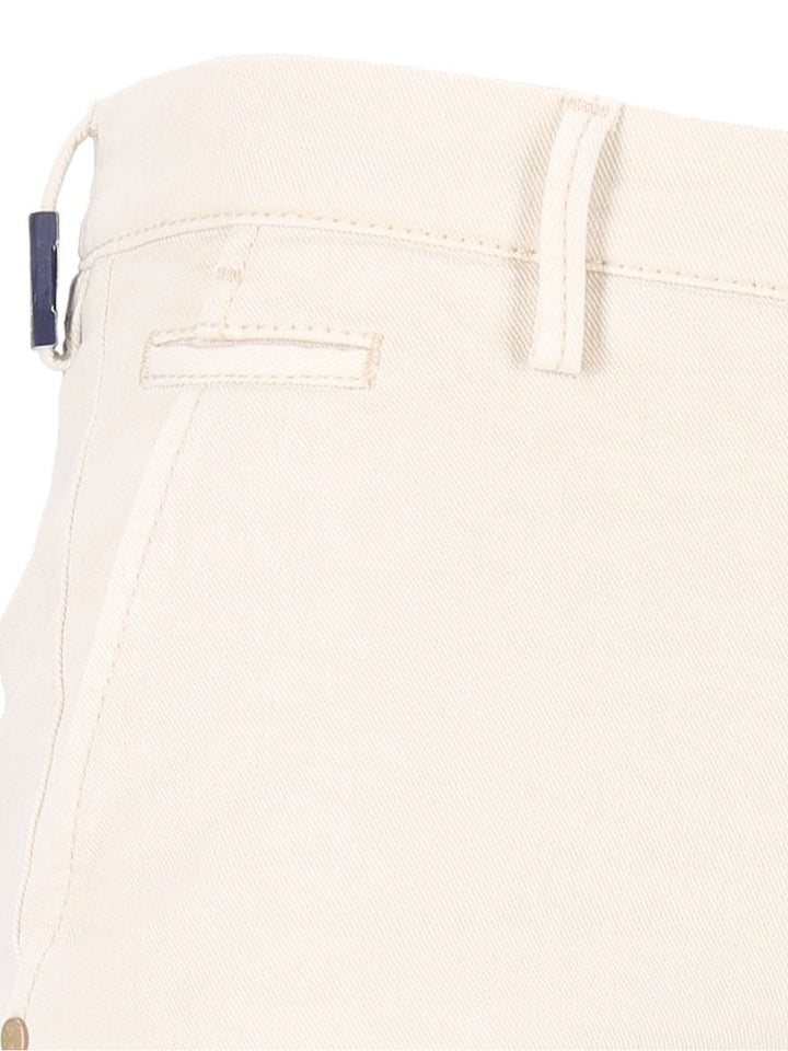 Jacob Cohen Pantalone Slim Fit Bobby 93 Cot 7 Elastan Trousers - White | 011b0831cbf8bc0e1d5a0e366958e0edf8e95fb7