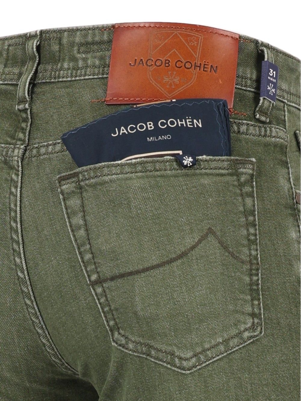 Jacob Cohen Bard Slim-Fit Jeans - Green | 1d9c2cd10aed81915b5d20ad114f768ba846985c