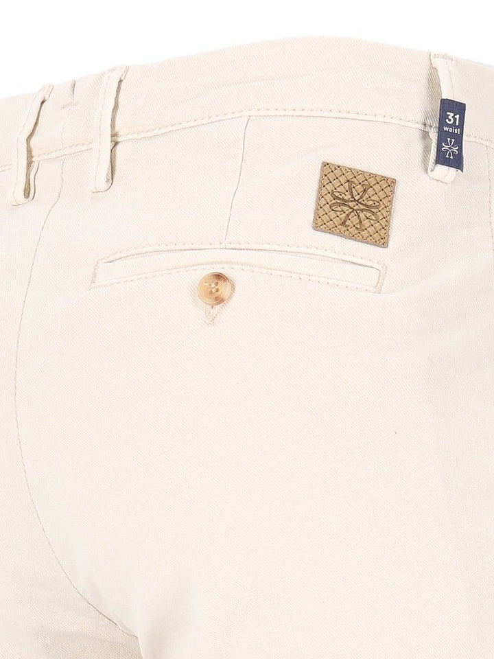 Jacob Cohen Pantalone Slim Fit Bobby 93 Cot 7 Elastan Trousers - White | b9892a45460e01dd4a284fcbf77c1da39c97f603