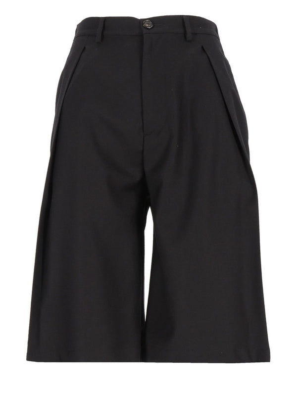 Shorts Amado Flan 99 Lana 1 Elastan Trousers Black